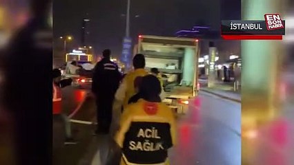 Avcılar'da kaza sonrası sağlık görevlilerine saldırı