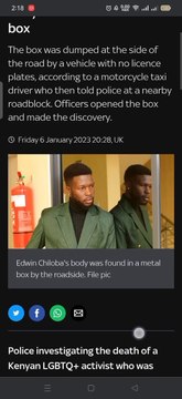 Edwin Chiloba death video | Edwin Chiloba body found in metal box - what happened to Edwin Chiloba ?