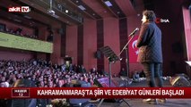 Kahramanmaraş'ta şiir ve edebiyat günleri başladı