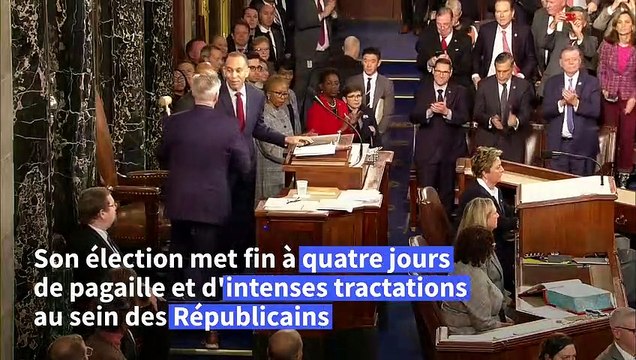 Kevin McCarthy élu président de la Chambre américaine des représentants