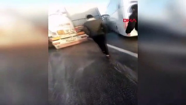 10 araçlı zincirleme kaza: 2 ölü, 7 yaralı