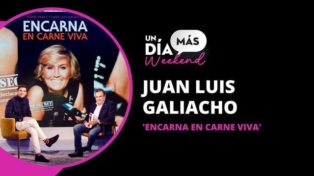 El reconocido periodista y escritor Juan Luis Galiacho presenta su nuevo libro 'Encarna en carne viva'