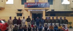 सूरजपुर पुलिस ने 36 स्थाई वारंटियों को धर दबोचा