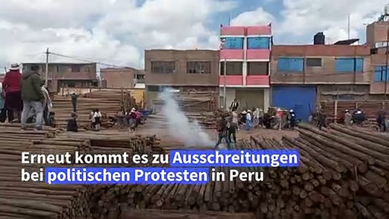 Wieder Ausschreitungen bei politischen Protesten in Peru