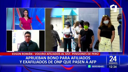 Bono para afiliados que se pasen a la AFP beneficiaría a más de 115 mil peruanos