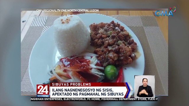 Ilang nagnenegosyo ng sisig, apektado ng pagmahal ng sibuyas | 24 Oras Weekend