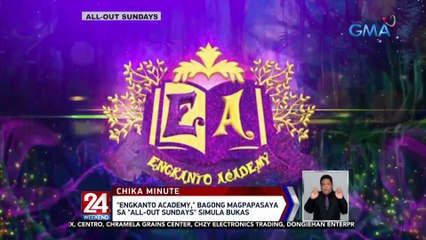 "Engkanto Academy", bagong magpapasaya sa "All-Out Sundays" simula bukas | 24 Oras Weekend
