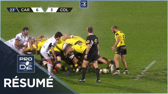 PRO D2 - Résumé US Carcassonne-Colomiers Rugby: 9-21 - J16 - Saison 2022/2023