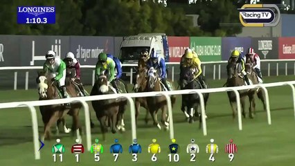 WOW! Keep your eye on the horse in last  Al Nayyir produces an INSANE turn of foot at Meydan!