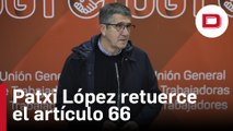 Patxi López retuerce el artículo 66 de la Constitución para cargar contra el PP