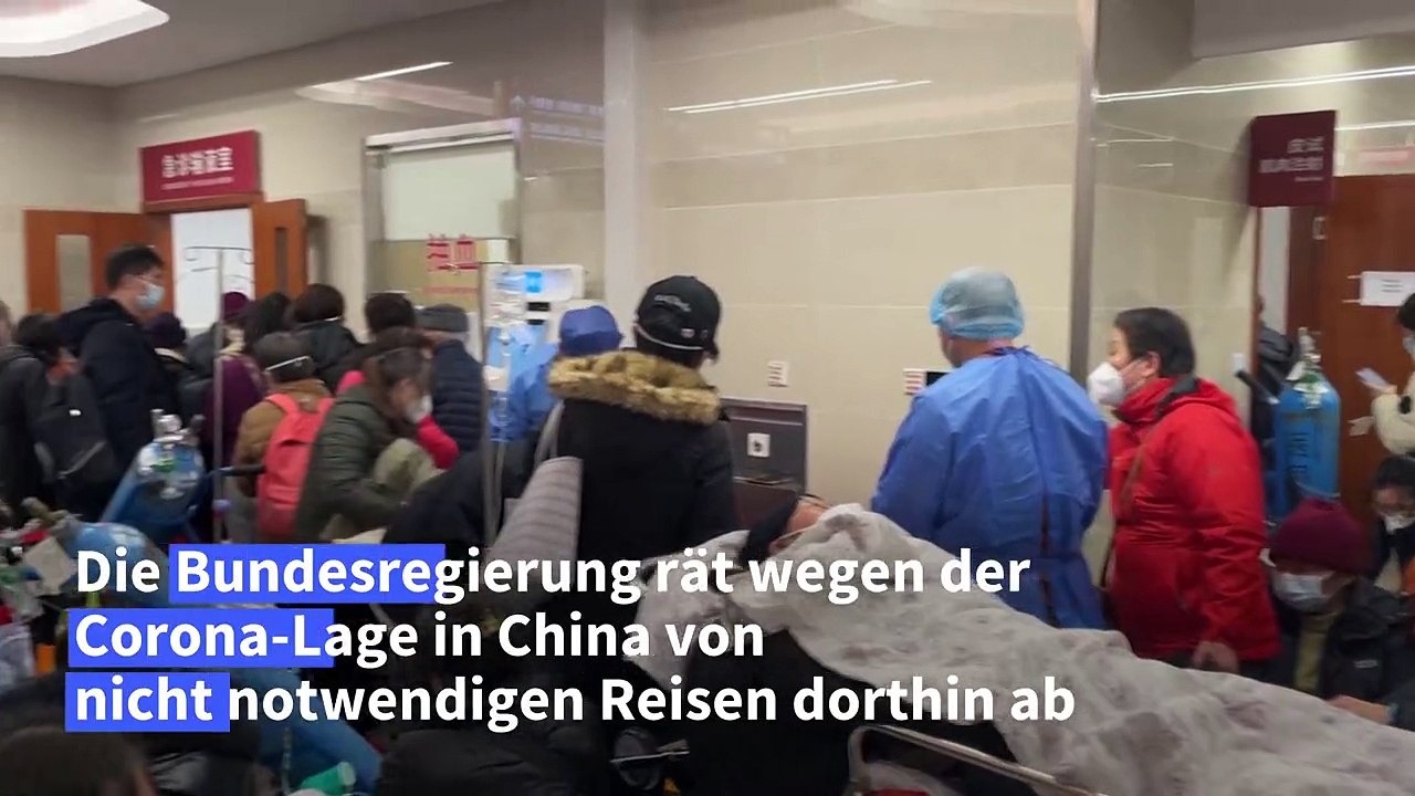 Bundesregierung rät von nicht notwendigen Reisen nach China ab
