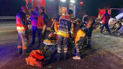 Kağıt gibi ezilen kamyonda sıkışarak ağır yaralanmıştı, hayatını kaybetti