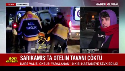 Tavanı çöken salondaydılar: Gloob editörleri o anları anlattı: Duvarın çatladığını gördük