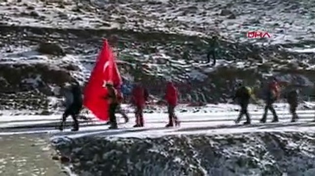 Sarıkamış şehitleri için 3 bin 180 rakımda nöbet