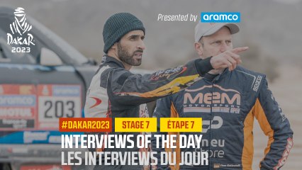 Exclusive Interview with Aramco at Dakar 2023 Stage 7 🚗