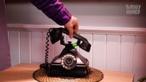From Vintage Dial Phone To Custom Made Night Lamp | Remake Project,vintage dial phone,dial phone,broken phone,phone,phone restoration,vintage phone,restoration,transformation,remake,night lamp,lamp,how to,totally handy