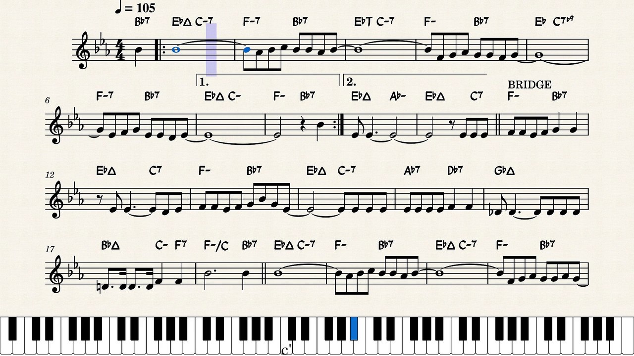 Blue Moon (Jazz Play Along) – Richard Rodgers and Lorenz Hart