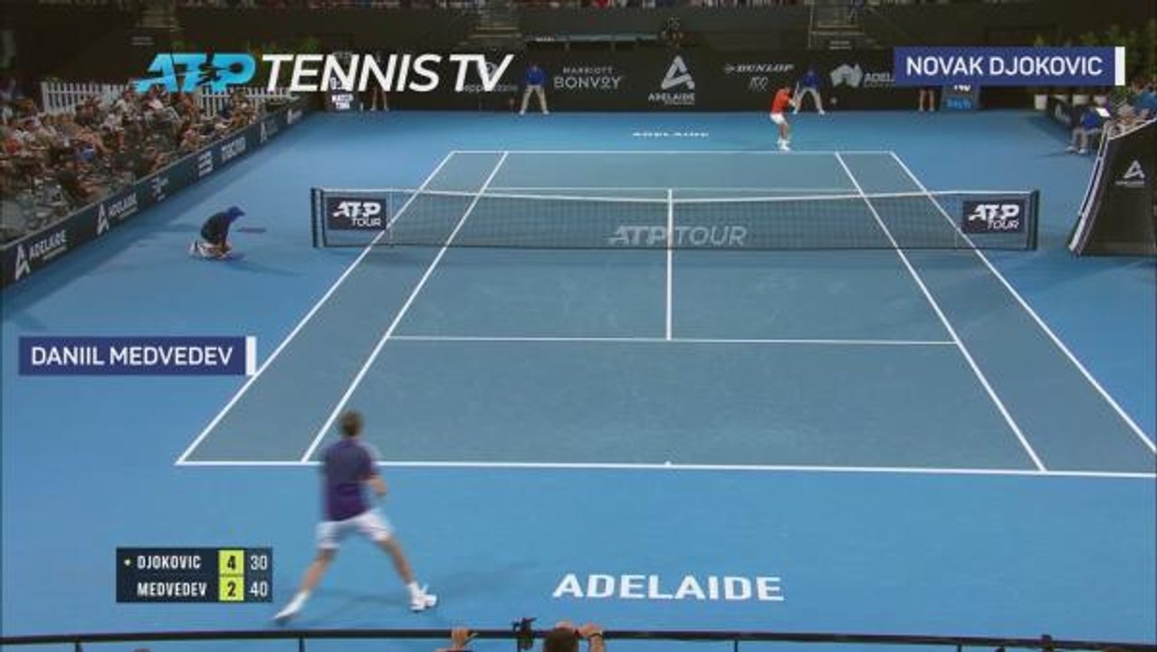 Djokovic into Adelaide final without dropping a set