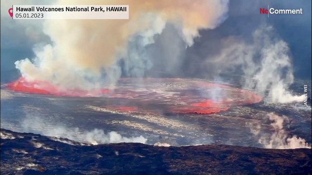 O vulcão Kilauea entrou novamente em erupção