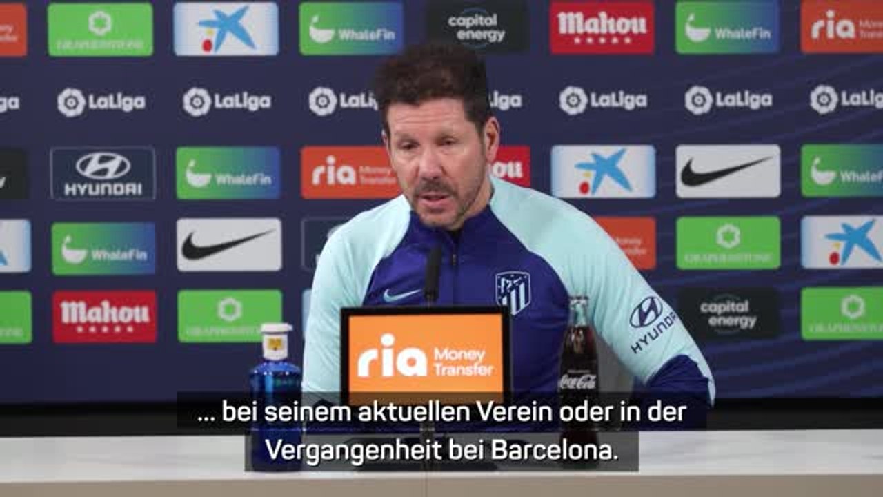 Simeone: 'Wo Messi spielt, ist er immer dominant'