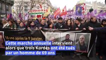 France: manifestation à Paris en hommage à trois militantes kurdes assassinées en 2013