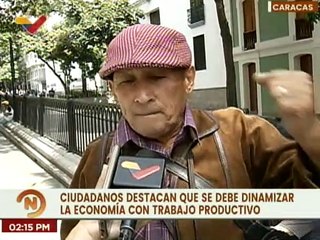 Caracas | Ciudadanos destacan crecimiento económico con la producción nacional
