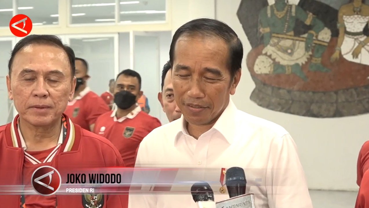 Presiden Jokowi yakin timnas punya kesempatan besar di leg 2