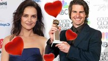 Sweet Moments! Tom Cruise gives 'golden globe' gift he received to Holmes as they at awards ceremony