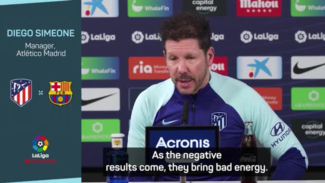 Simeone wants to keep good form going against Barcelona