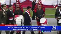 Pedro Castillo: expresidenta habría recibido $120 por ascensos en la PNP, según la Fiscalía