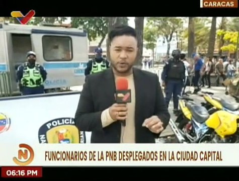 Funcionarios de seguridad garantizan la protección y la paz del pueblo caraqueño