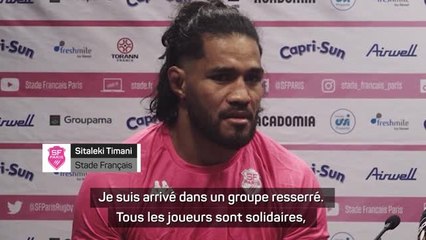 15e j. - Première réussie pour Sitaleki Timani : "Mes coéquipiers m'ont beaucoup aidé"