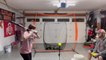 Girl Shatters Glass of Garage Door Window While Practicing Softball