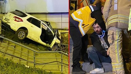 14 yaşındaki çocuk direksiyon başına geçti, gerisi facia! 2 yaralı var