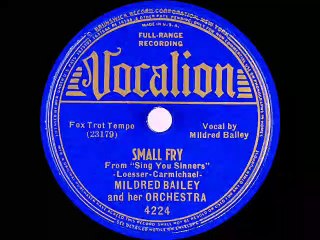1938 Mildred Bailey Her Orchestra Small Fry