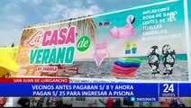 SJL: Triplican el precio para ingresar a piscina del Parque Zonal Huiracocha