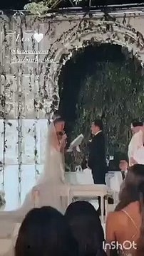 Los emotivos votos matrimoniales de Brunella Horna