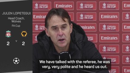 It's nice referees are polite but Wolves 'winner' should have stood - Lopetegui