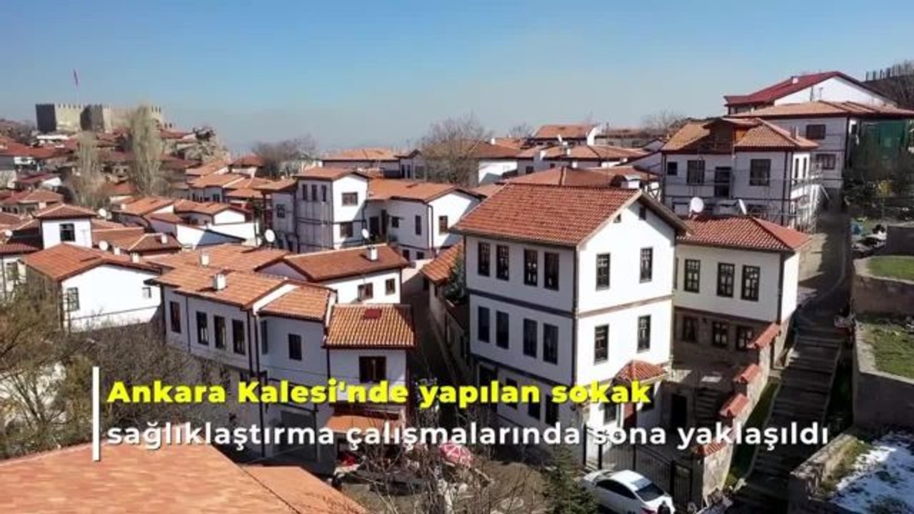 Abb, Ankara Kalesi'ndeki Çalışmalarda Sona Yaklaştı… Mansur Yavaş: "Tarihi Ankara Evlerimiz Artık Bir Başka Güzel"