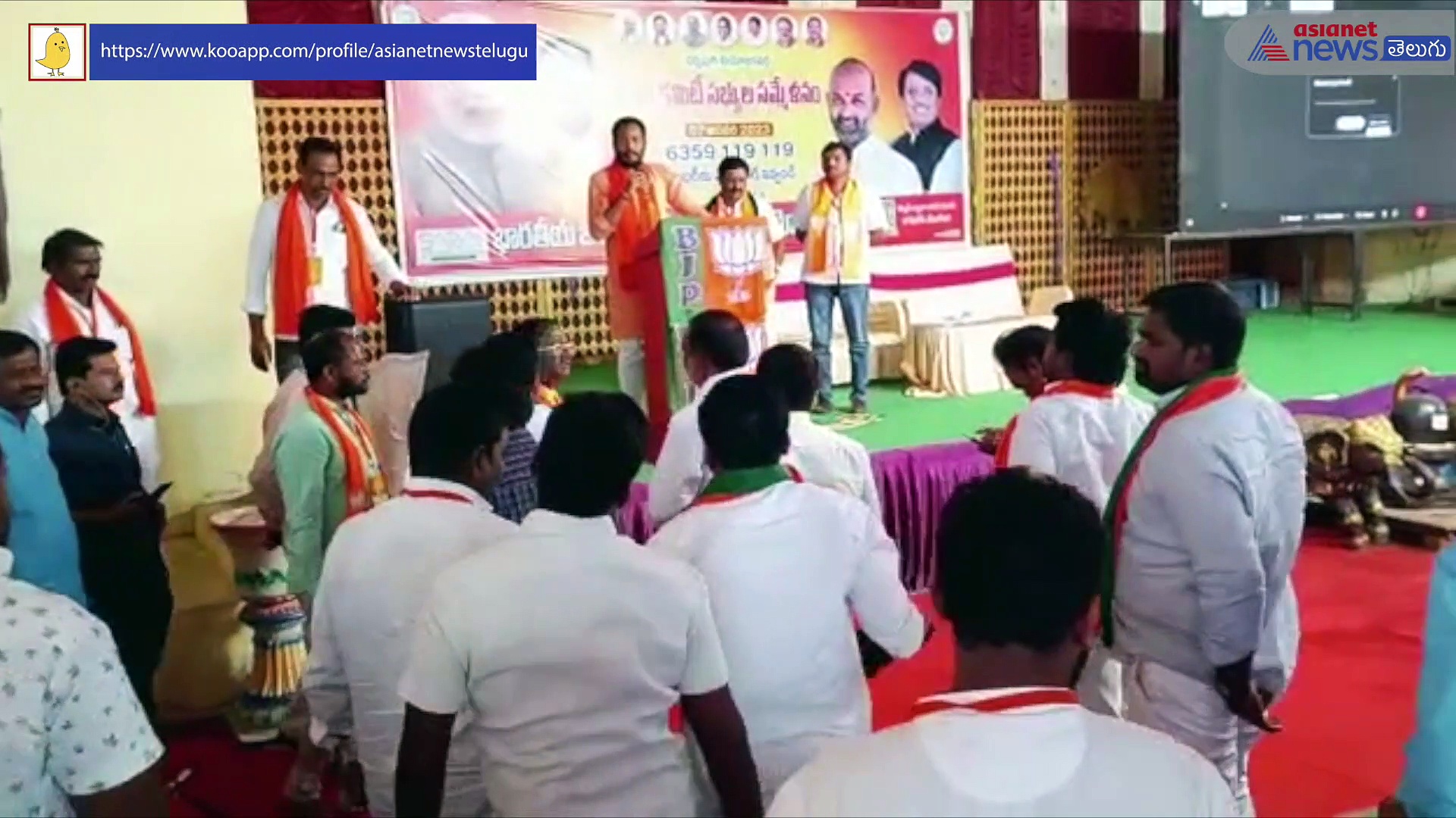 ధర్మపురి బిజెపిలో ముసలం... మాజీ ఎంపీ వివేక్ తో నాయకుల వాగ్వాదం 