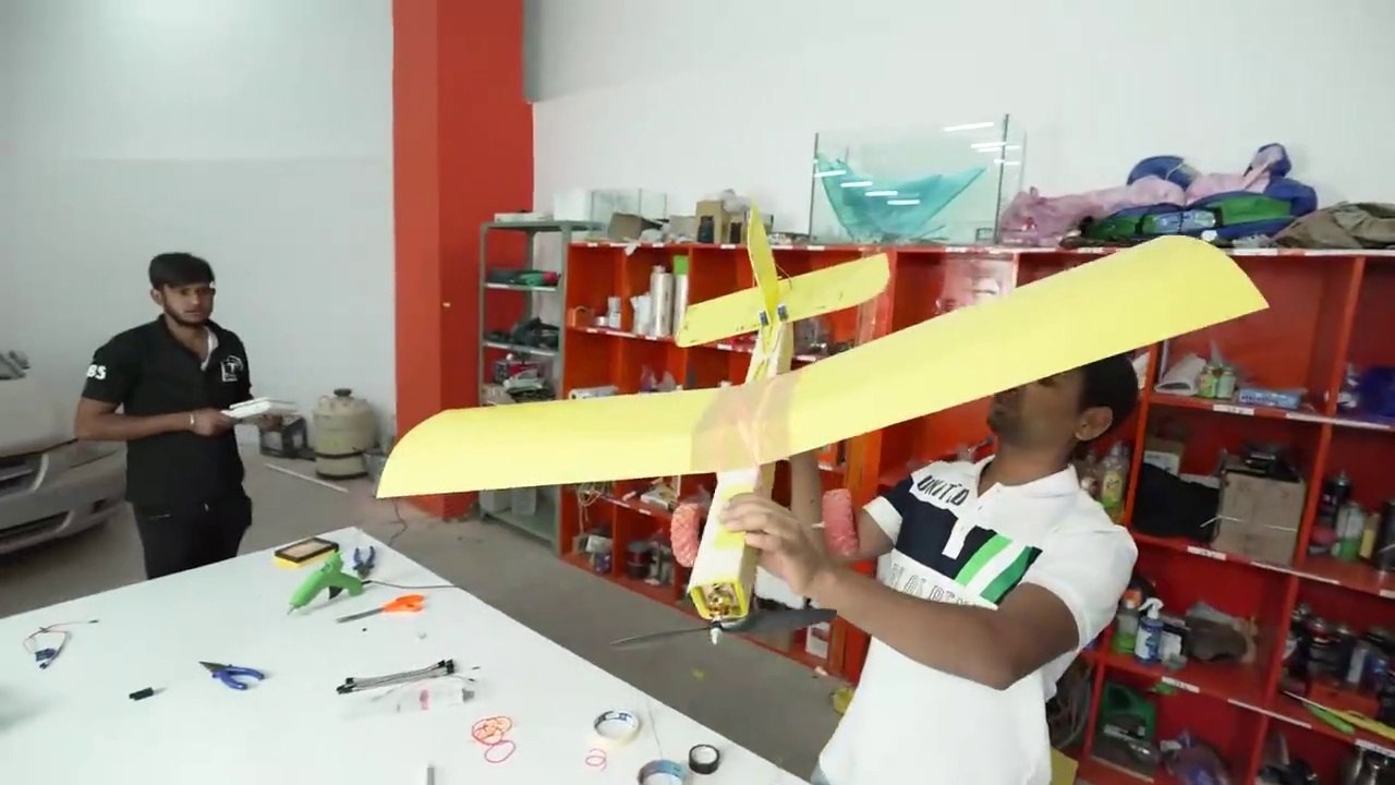 How To Make RC Trainer Airplane - Mr indian hacker