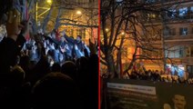 Yüzlerce kişi Sinan Ateş'in evinin önünde toplandı! Bozkurt işareti yapıp 