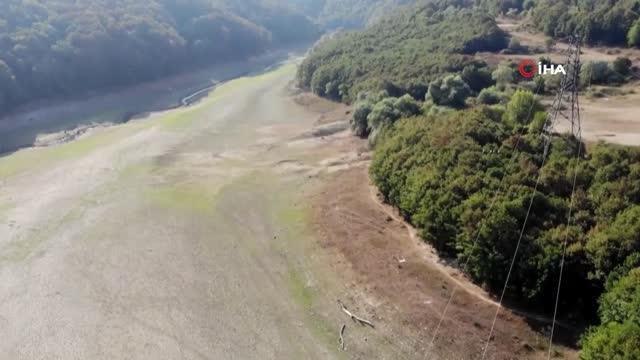 İstanbul'un su ihtiyacını karşılayan barajlarda dikkat çeken düşüş