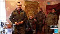 Dans le Donbass, un aumônier rend visite aux troupes pour fêter Noël
