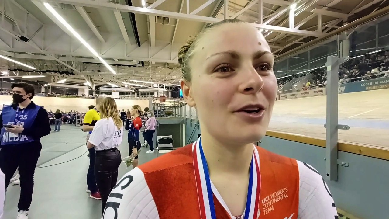 Piste - Championnats de France - Roubaix 2023 - Victoire Berteau : "Je ne suis pas déçue de ma 2e place car Cofidis fait un beau doublé avec Valentine Fortin"