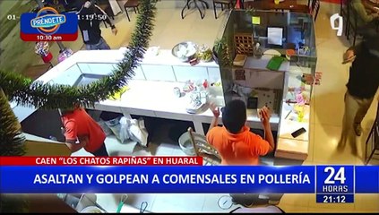 Huaral: PNP captura a banda criminal que asaltó pollería