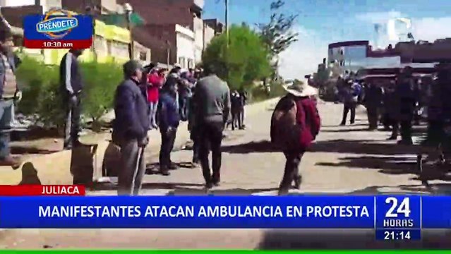 Juliaca: continúan los enfrentamientos en el cuarto día de protestas en Puno