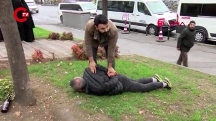 Çocuğa taciz şüphelisini dövüp polise teslim ettiler