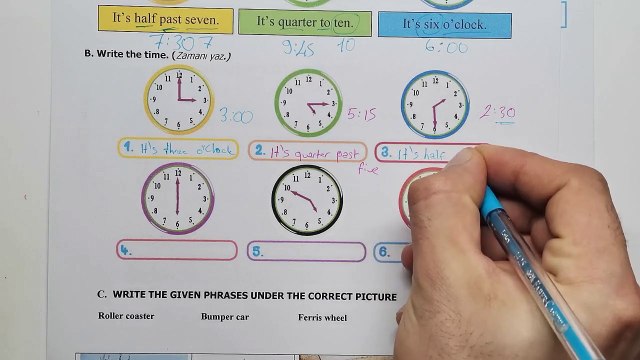 6. Sınıf İngilizce Dersi 1. Dönem 2. Yazılı Soruları ve Cevapları Yeni