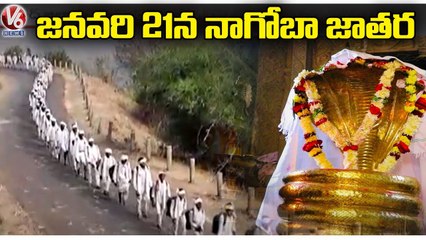 All Arrangements Set For Tribal Festival Nagoba Jatara On January 21 | Adilabad | V6 News